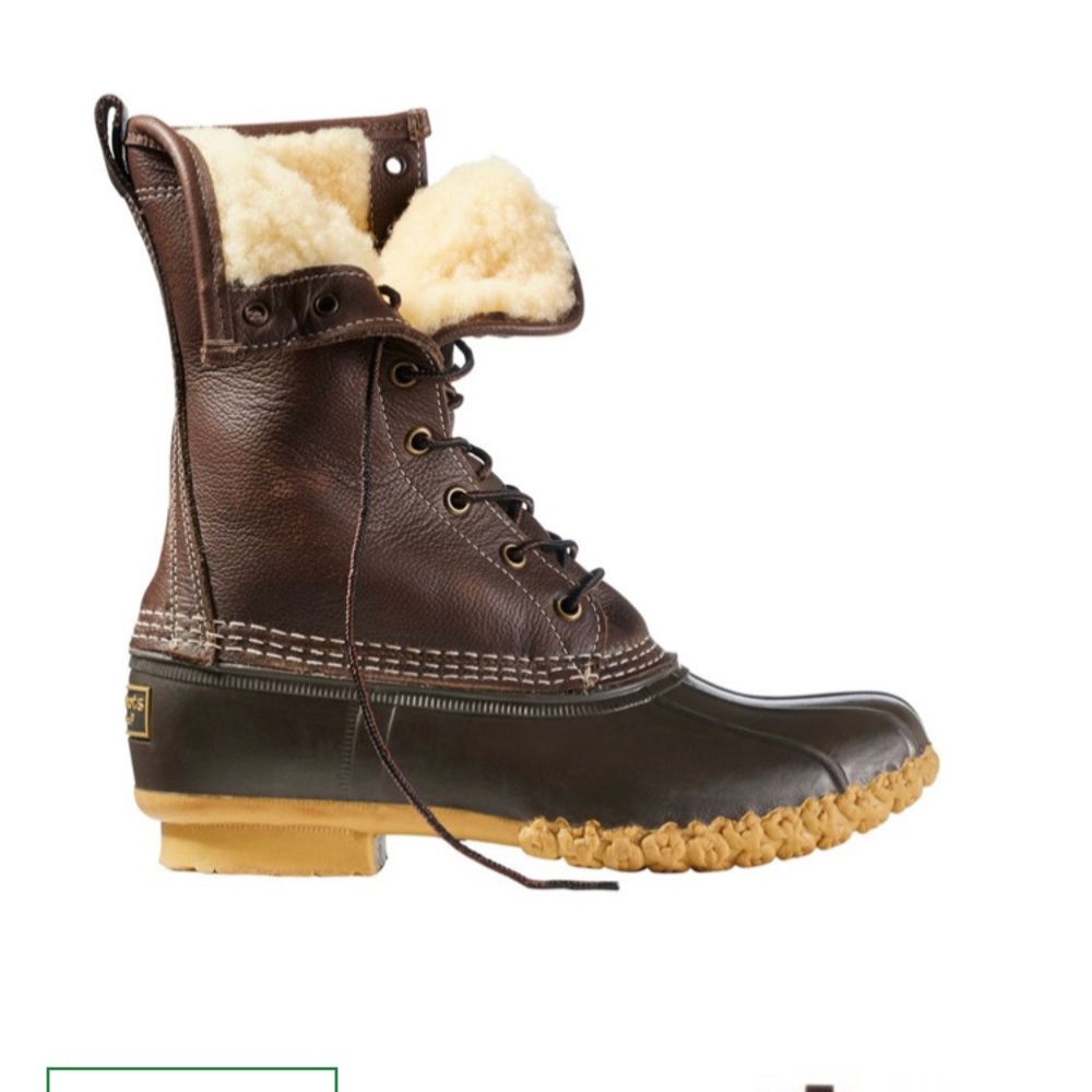 LL Bean 10’ Shearling Lined Boots